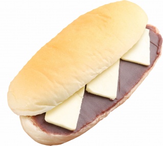 あんバターコッペサンド